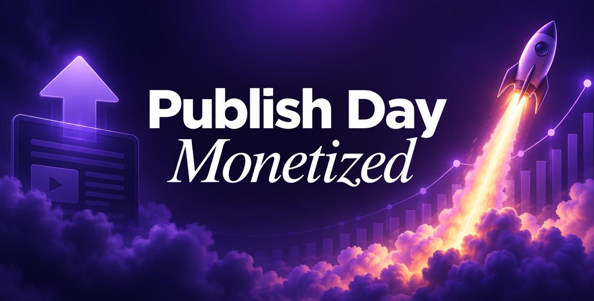 Publish Day: Go Live Monetized